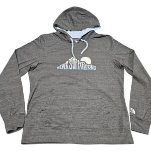 The North Face Hoodie XL Gray Never Stop Exploring Graphic Outdoor Classic Fit